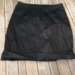 W by Worth crinkle pencil skirt asymmetrical 10